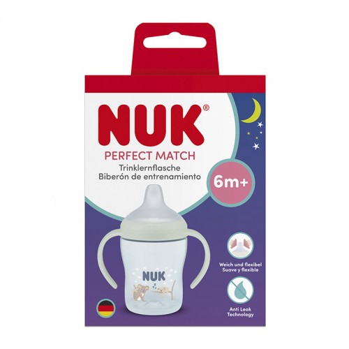 NUK Perfect Match Learner Cup | Learner Bottle 150ml | 6 months+